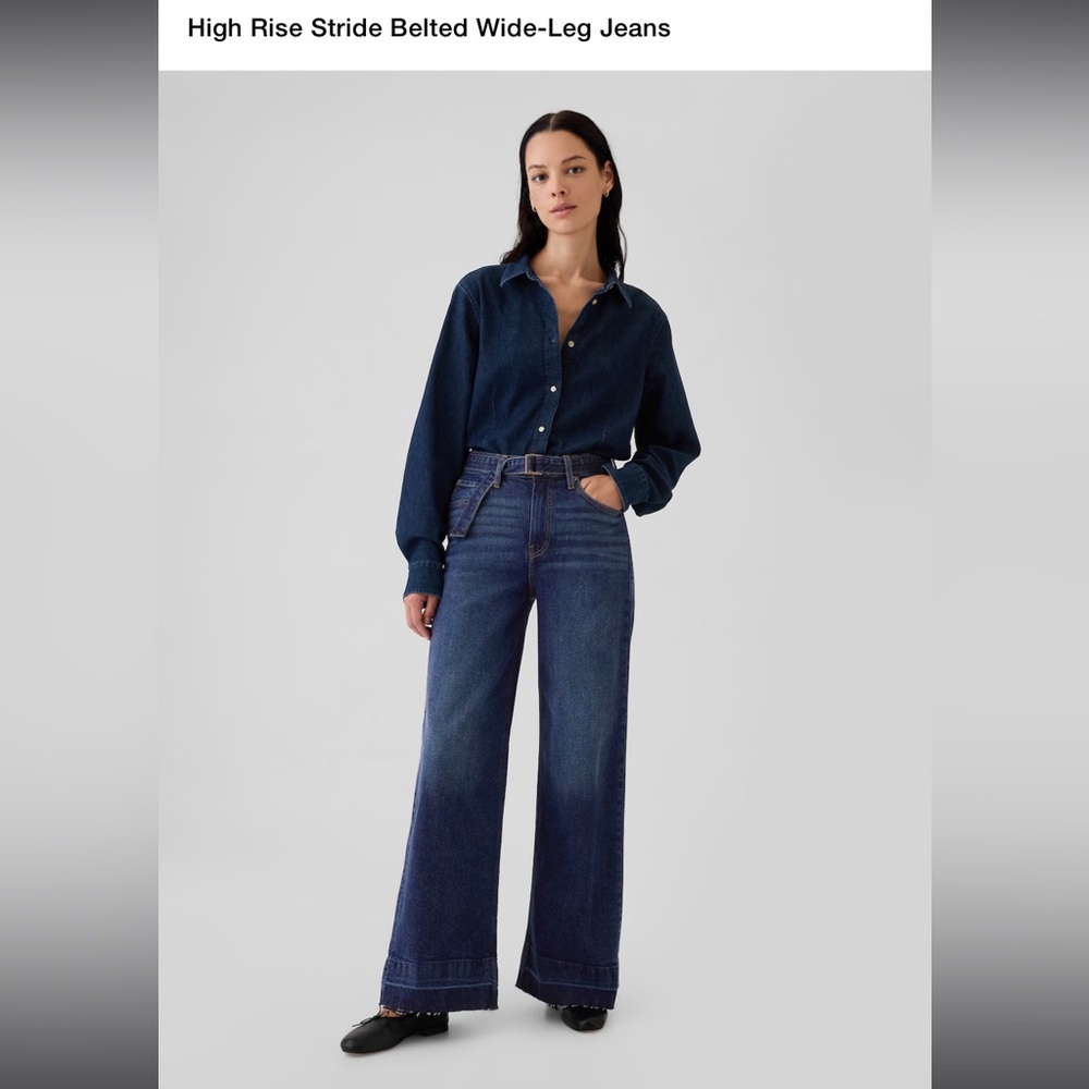 Gap - Petite/High Rise stride Jeans - NWT